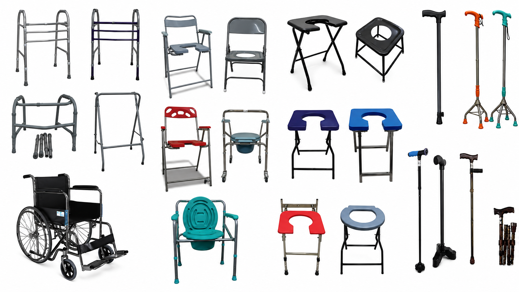 Wheelchairs and mobility products available at Akanksha Surgicals